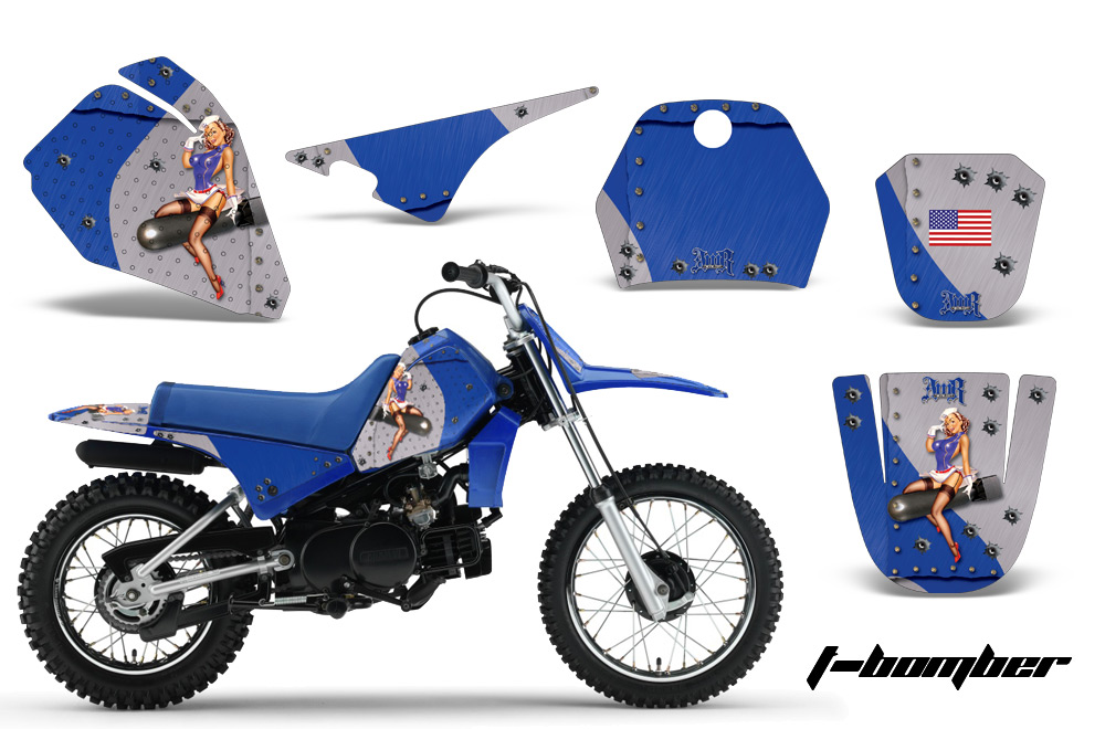 Yamaha PW80 Graphics Kit TB BL